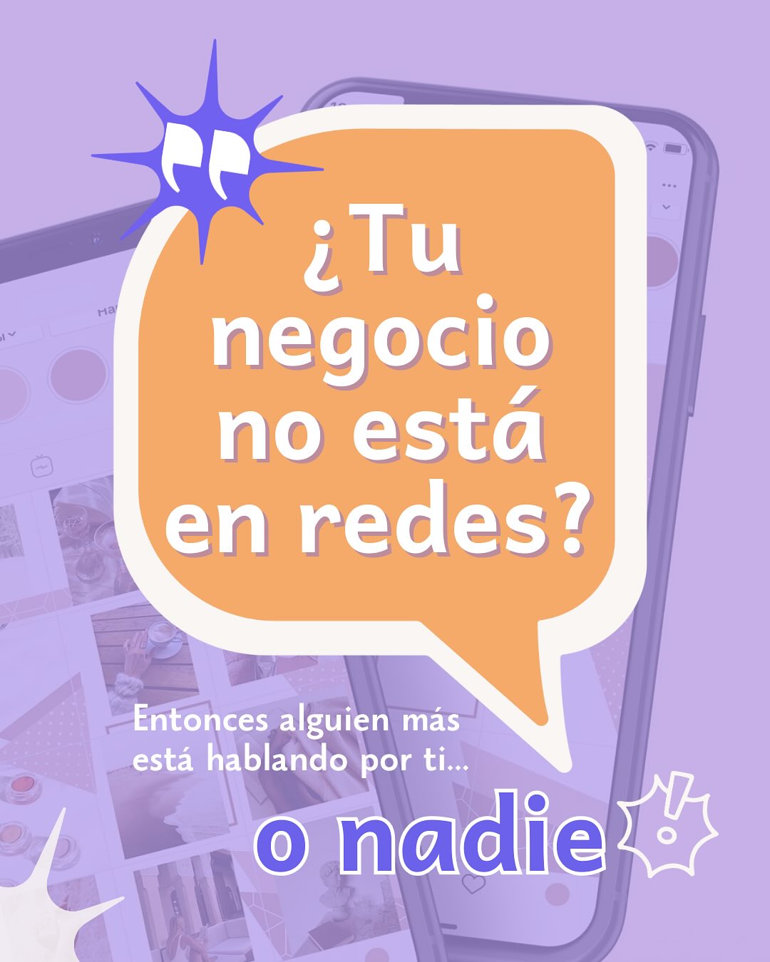 Hoy en día no basta con tener un buen producto o servicio🙂‍↔️

Si tu negocio no está en redes, básicamente estás dejando que otros se lleven la atención (y las ventas).

Las redes sociales son el espacio donde la gente busca, compara y decide…Ahí es donde se construye confianza y donde tu marca empieza a existir para tus clientes🤩

En Aracne lo sabemos bien: no se trata solo de publicar, sino de crear presencia con propósito y estilo.

💜 Porque lo que no se comunica… simplemente no existe