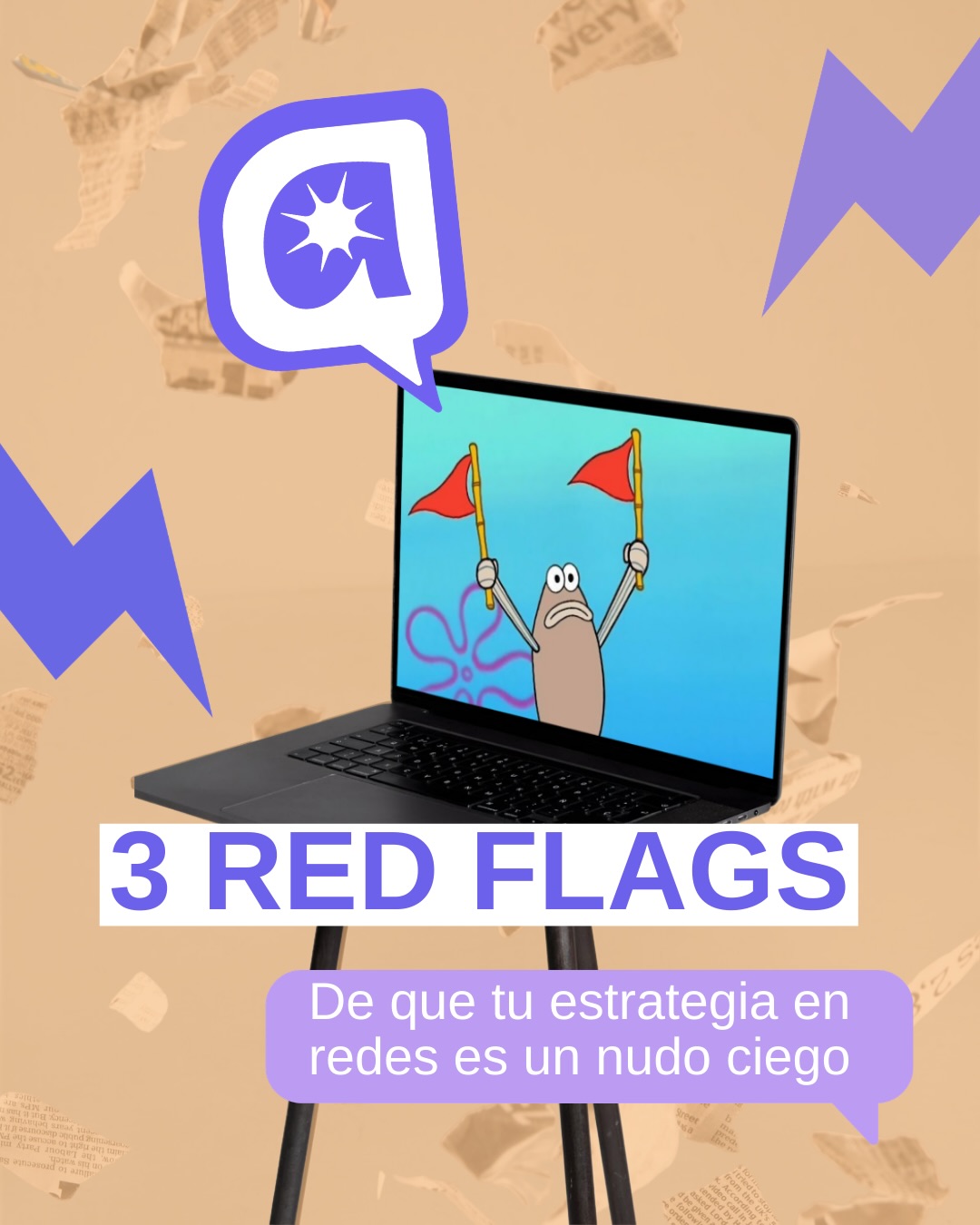 🚩 Amiga/o emprendedor, date cuenta...

A veces culpamos al algoritmo (“es que Instagram no me muestra”), pero la verdad es que nuestra estrategia puede estar pidiendo ayuda 😱

Desliza para ver si estás cometiendo alguno de estos errores comunes del marketing digital:

1️⃣ ¿Nadie te habla? 
2️⃣ ¿Tu feed parece una ensalada visual? 
3️⃣ ¿Solo pides que te compren? 

En Aracne te ayudamos a tejer una red que atrape clientes de verdad, no solo números vacíos🕸️✨

¿Cuál es tu Red Flag actual?