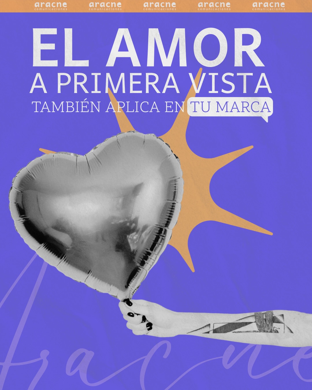 El amor a primera vista existe.
¿Tu marca lo provoca? 💘

En segundos te elige o te olvidan🫣

En Aracne hacemos que conecten antes de que te pasen de largo🙂‍↕️💕